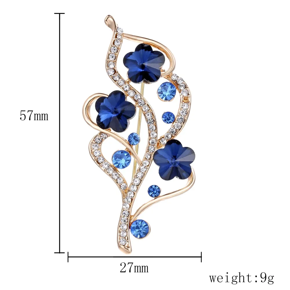Брошь В Виде Цветка на булавке, броши с кристаллами для женщин, украшения одежды, модное красивое ювелирное изделие, модные броши в виде цветка
