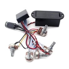 3 полосный эквалайзер предусилитель для гитары с двойным потенциометром для активного звукоснимателя басов