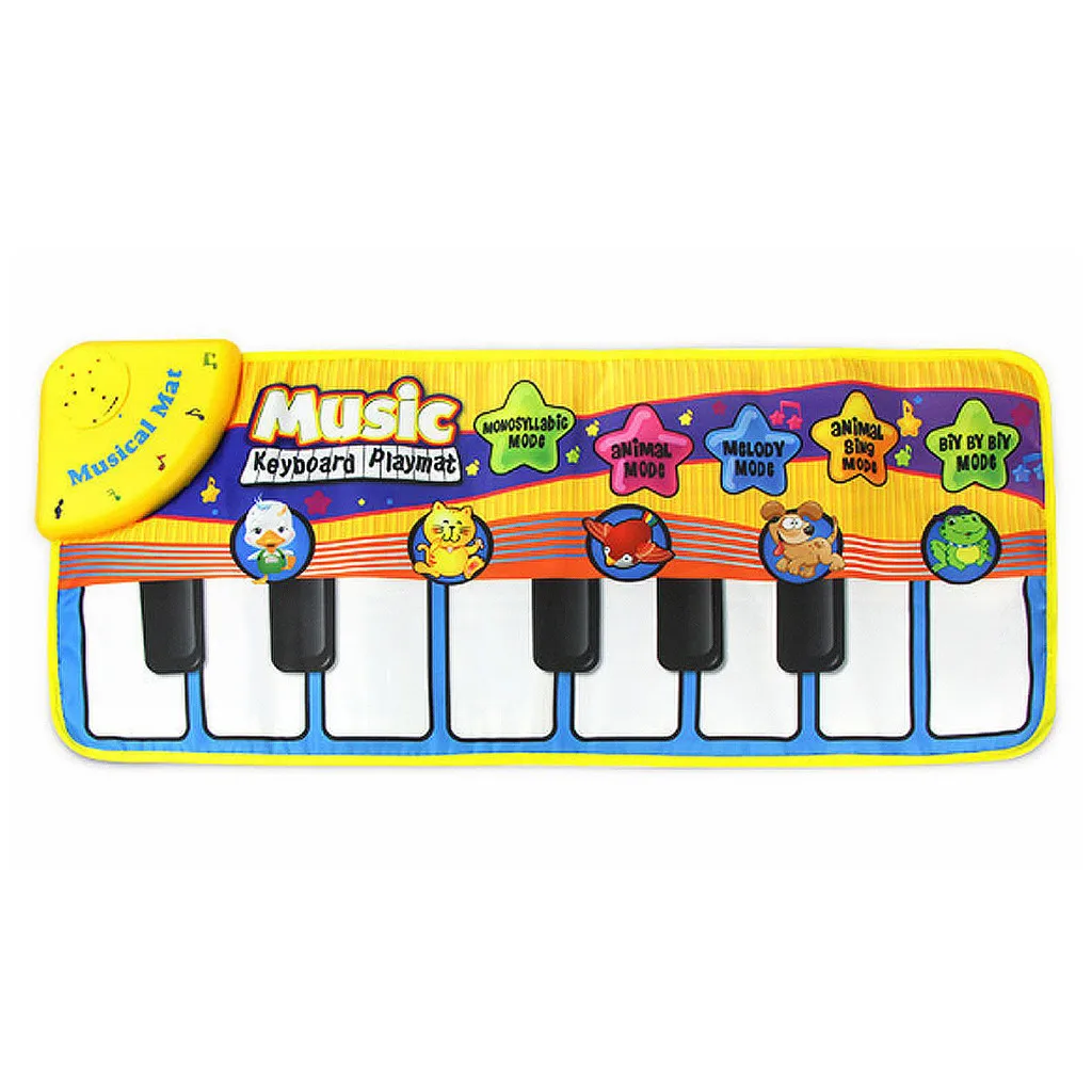 Детский коврик для раннего обучения, музыкальное пианино, сенсорный коврик для игры на пианино, коврик для малышей, забавное одеяло для игры, танцевальный коврик, 70x30 см - Цвет: Multicolor