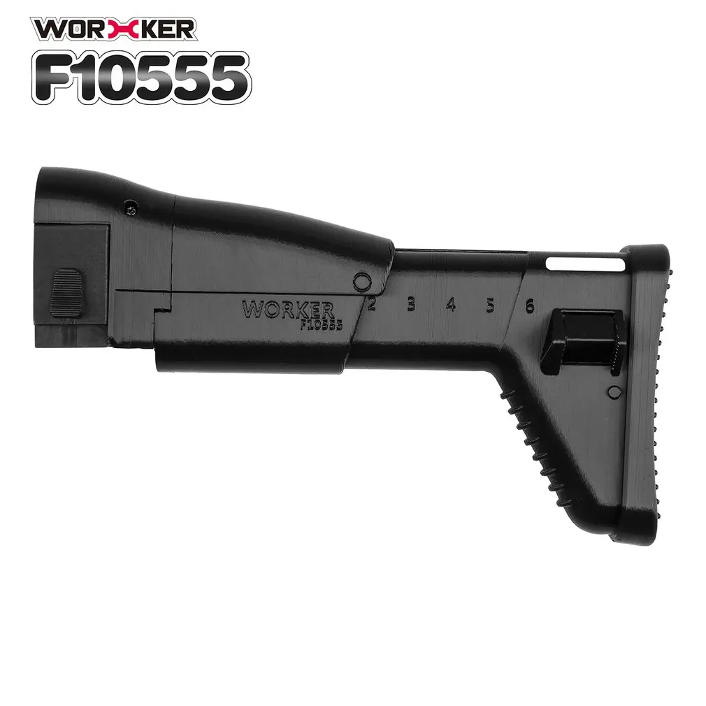 

Worker Mod Shoulder Stock 3D Printing Tail Stock Buttstock Toy Gun Accessories Replacement For Nerf N-strike Elite Series