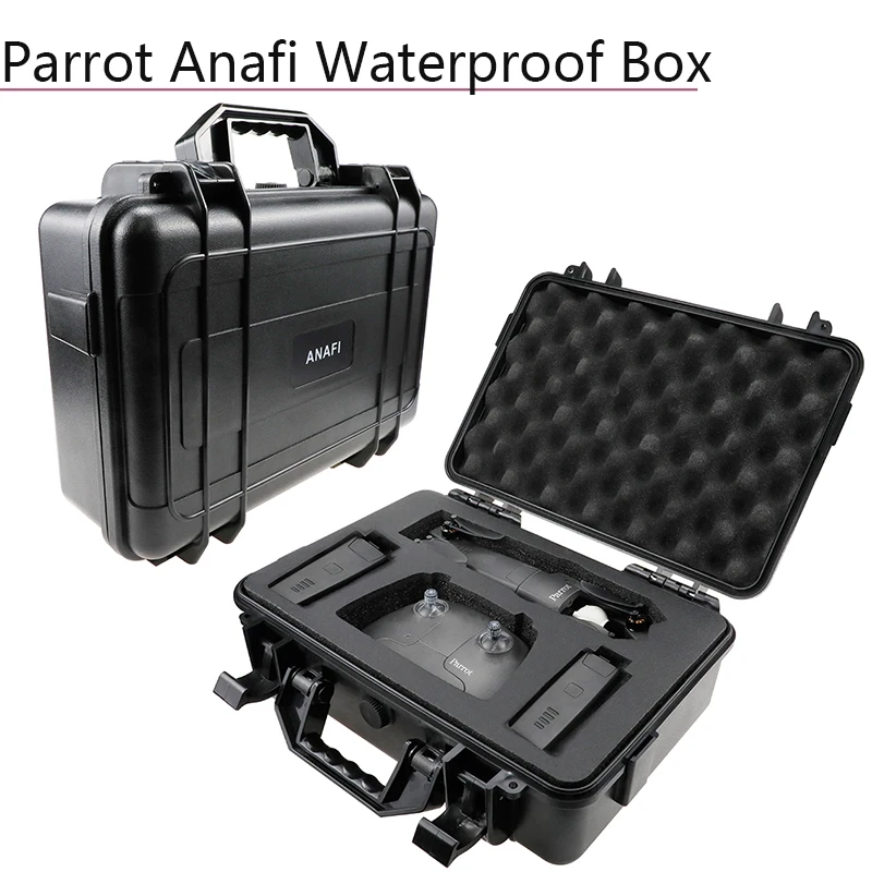 

Portable Drone Waterproof Parrot Anafi Safety Box Protection Storage Bag Battery Remote Control Charger Case Hardshell Suitcase