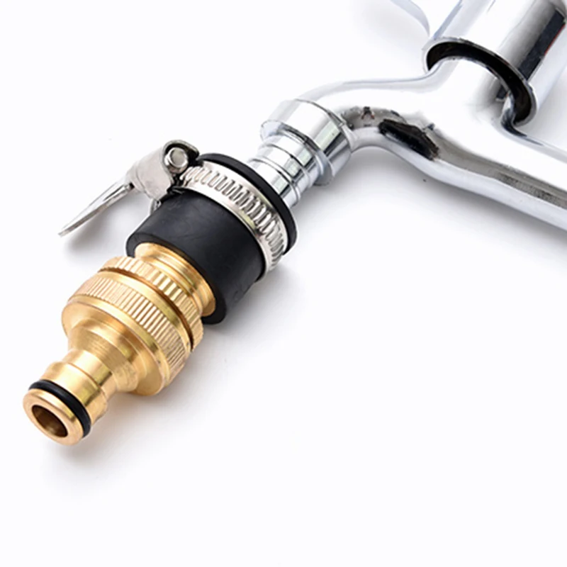 

5 Pcs Faucet Connector Copper Tap Fitting Adapter Multifunction Anti-leakage Connectors MU