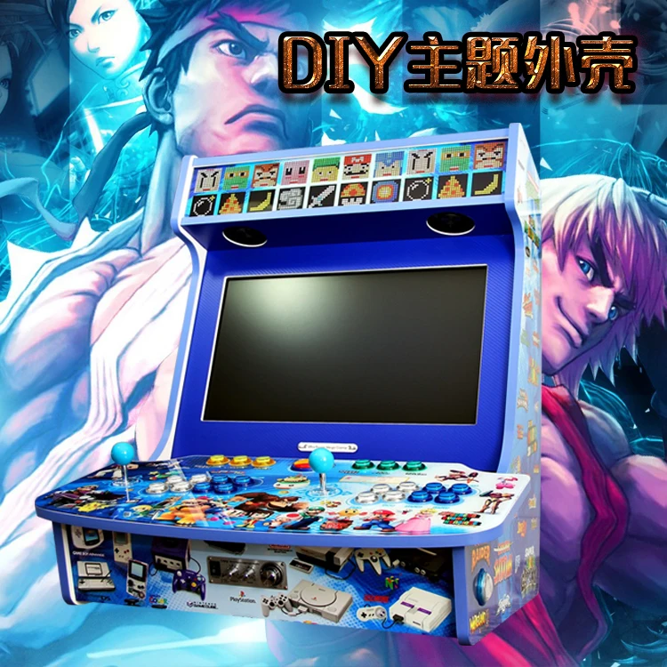  DIY arcade nostalgia yueguangbaohe shell 4 home video game arcade KOF arcade Street custom 