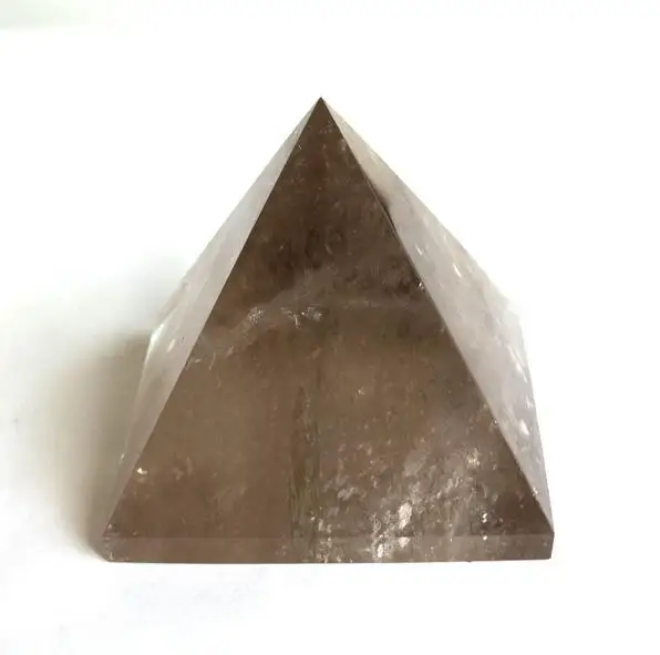 

AAA+++++Natural Smoky Quartz Pyramid Tea Crystal Quartz Pyramid Ore Gems stone Energy stone Crystal Healing 28mm-35mm