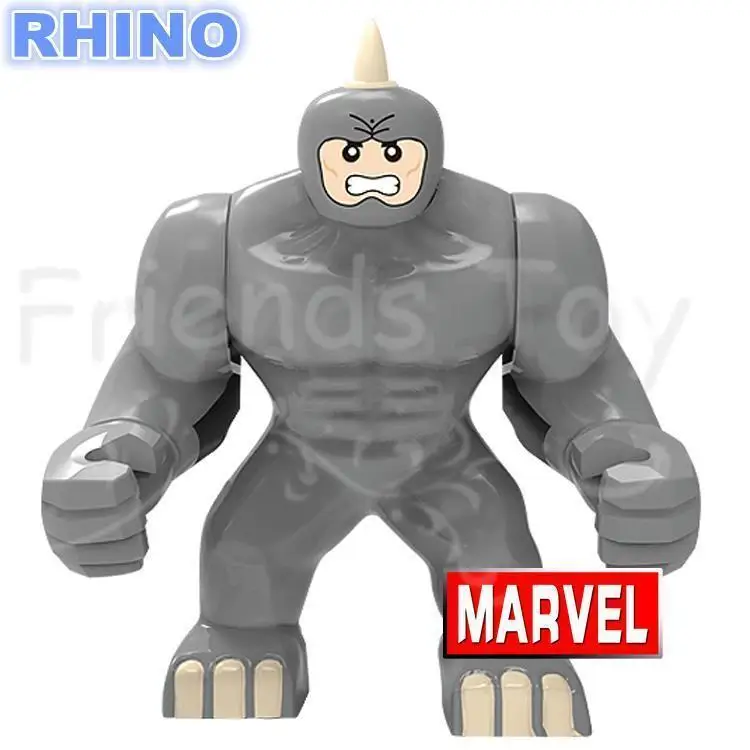 7.5cm Big RHINO Action Decool 0190 Bricks Figure Building Blocks Toys