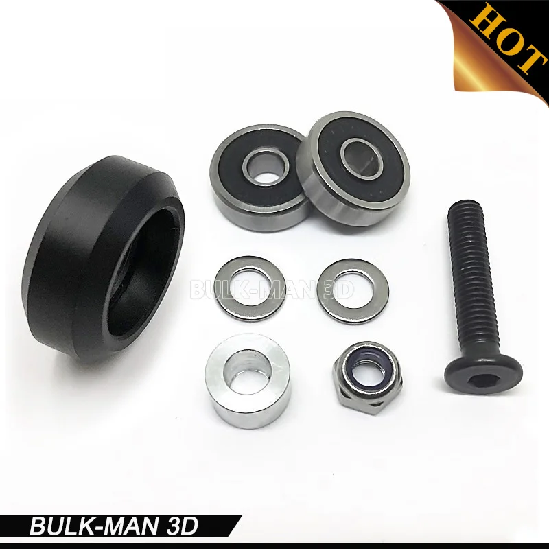 10Sets/Lot Strong Solid Derlin V Wheel Kit for Openbuilds V Slot rail