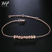 HERFANS Top Qualtiy Rose Gold Farbe Smiple Metall Charme Kette Schmuck für Frauen HotSale H215