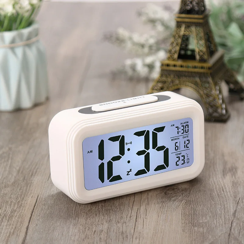 Digital Alarm Clock with Back Light Decorative Bedroom ...