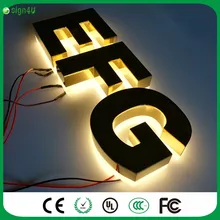 Factory Outlet Outdoor advertising halolit font b LED b font font b 3D b font stainless