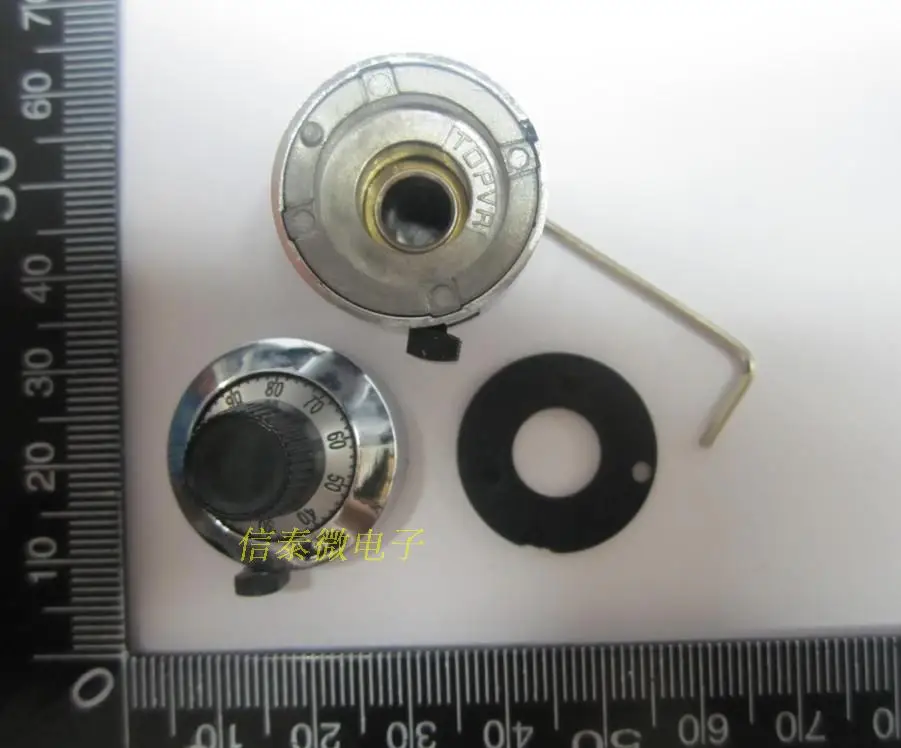

2 PCS 3590 s hat scale can lock potentiometer knob 6.35 mm