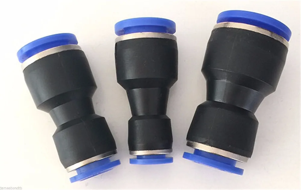 

20pcs Tube O/D 4mm-16mm Different Diameters Plastic Pneumatic Straight Union Connectors Push In Fittings For Air Tube Water Hose