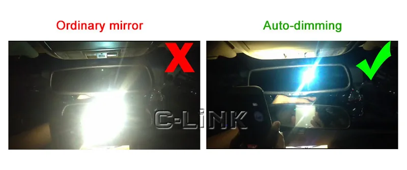 Автомобильное парковочное зеркало заднего вида с монитором 4," 800*480 TFT LCD с автоматическим затемнением специальный кронштейн 2 видеовхода для камеры заднего вида
