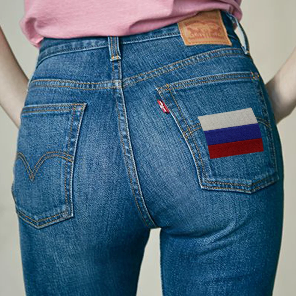 Embird патчи вышитые патчи для одежды флаг России DIY украшения футболки Значки для детский значок