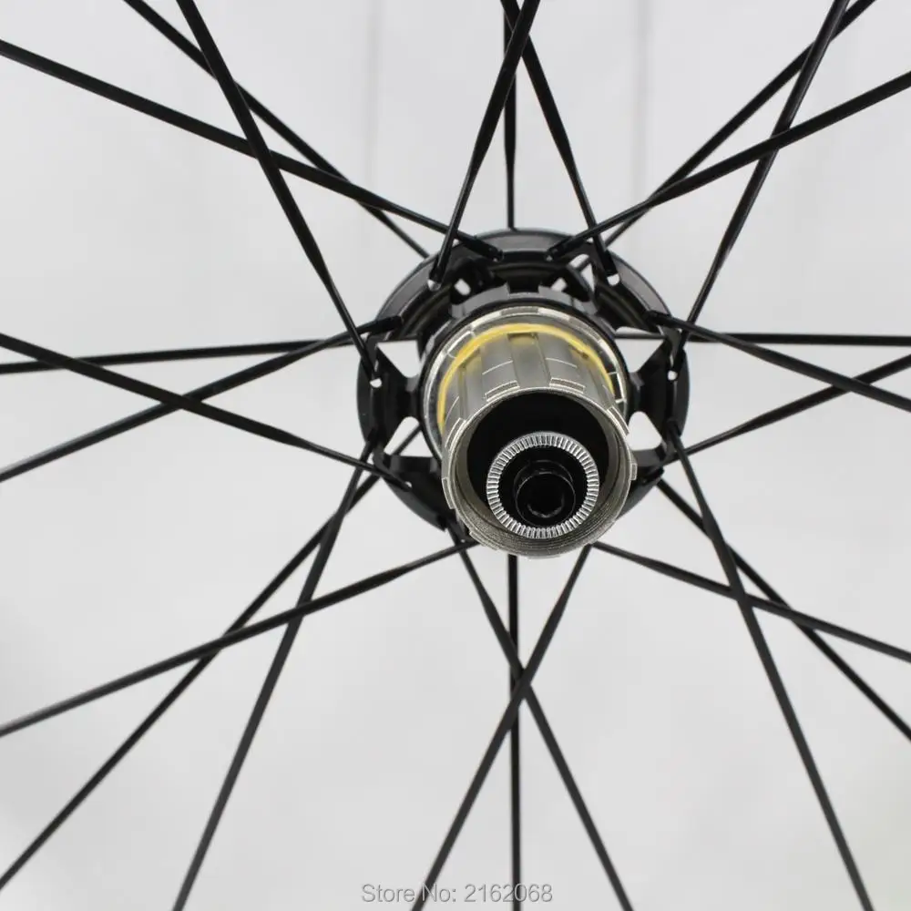 Best Brand New green color 700C Racing Road bike 50mm clincher rims bicycle 3K carbon wheelset with alloy brake surface Free shipping 3