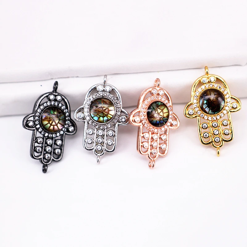 

10pcs/lot Luck Jewel Flashing Astronaut Micro Pave CZ DIY Bracelet Necklace Dainty Accessories Handmade Jewelry Trend Findings