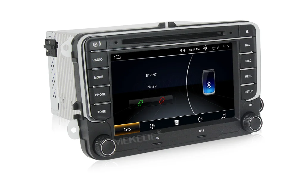 1024X600 HD 2din Android 8,0 автомобильный dvd-плеер радио для Volkswagen VW golf 6 touran passat B7 sharan Touran polo tiguan gps Navi