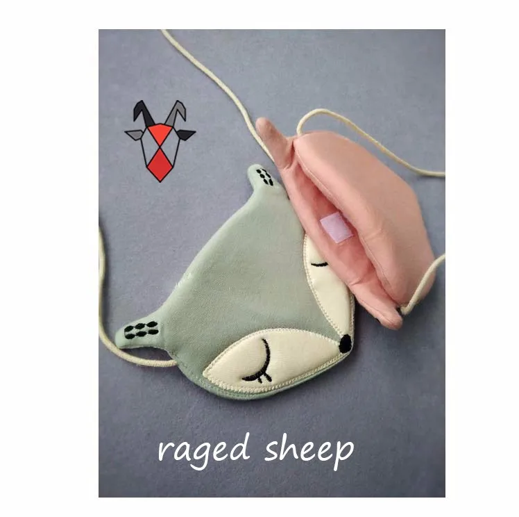 Бушевали овец Прекрасный детей одна сумка Портмоне Симпатичные Фокс девушки сумка Аксессуары для младенцев