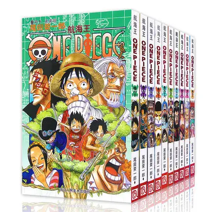 10 книг ONE PIECE Vol.51 52 53 54 55 56 57 58 59 60 ЯПОНСКИЙ графический роман манга комикс