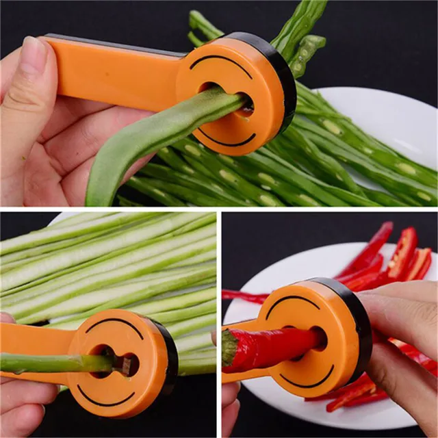 Practical Handle Bean Slicer Cutter Beans Shred Runner Slicer Cutter