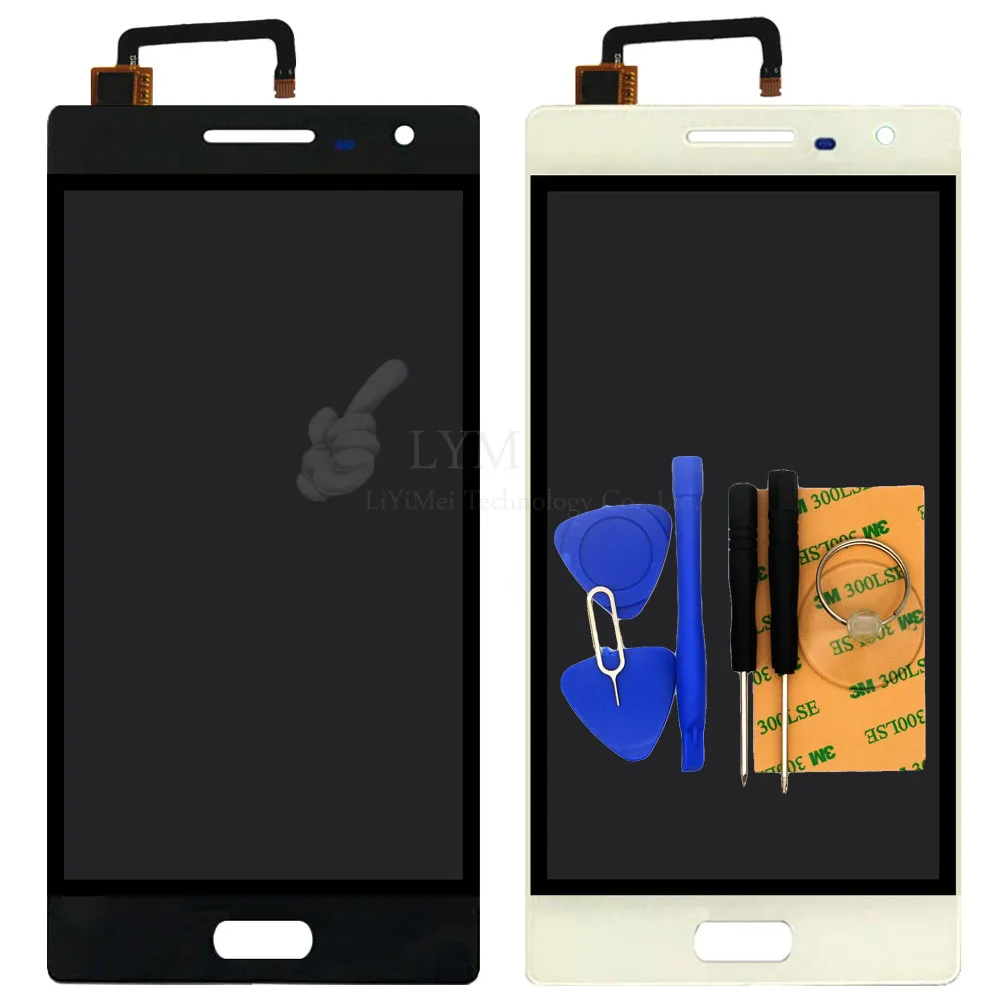 5 0 Black White LCD TP for Bluboo Xtouch X500 LCD Display Touch Screen Digitizer Assembly