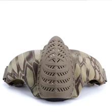 Новая тактическая уличная маска для объектива с полным лицом дышащая CS Охота Военная армейская защита для страйкбола эффективная защита лица езда