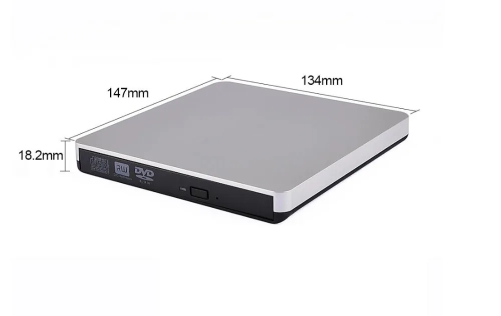 12,7 мм USB 3,0 SATA Оптический Дисковод Корпус Комплект Внешний Мобильный корпус DVD/cd-rom чехол для ноутбука без оптического привода