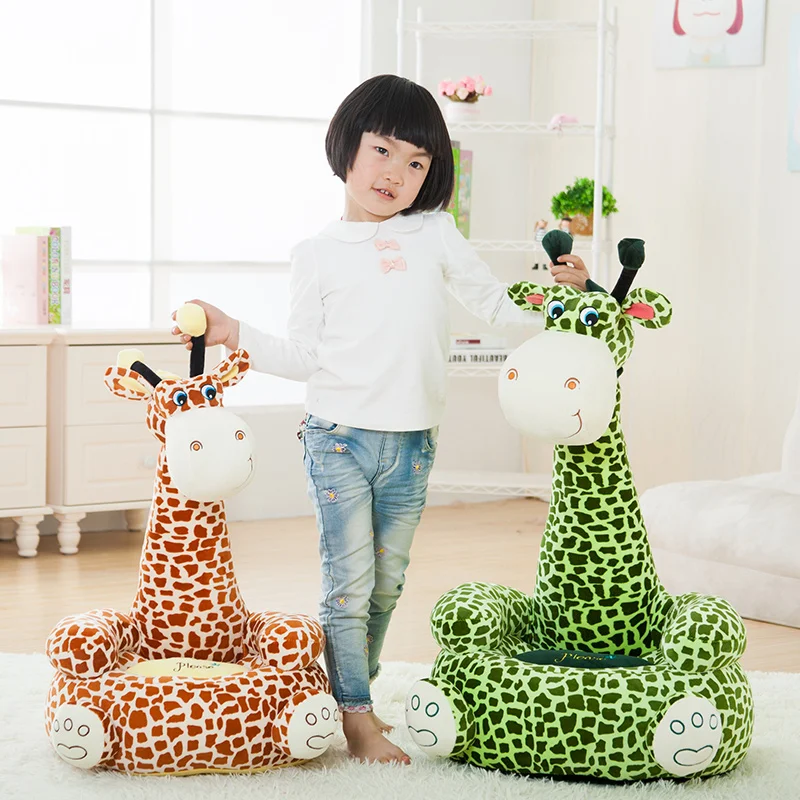 Stuffed Animal Chair Children Sofas Children Plush Giraffe Giraffe