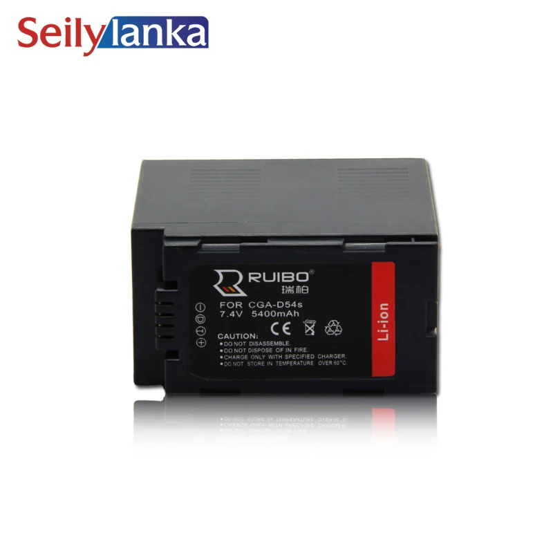 5400 мАч для фотоаппарата Panasonic Φ D54D CGR-D54S FC100MC MDH2 7 4 V Аккумулятор видеокамеры |
