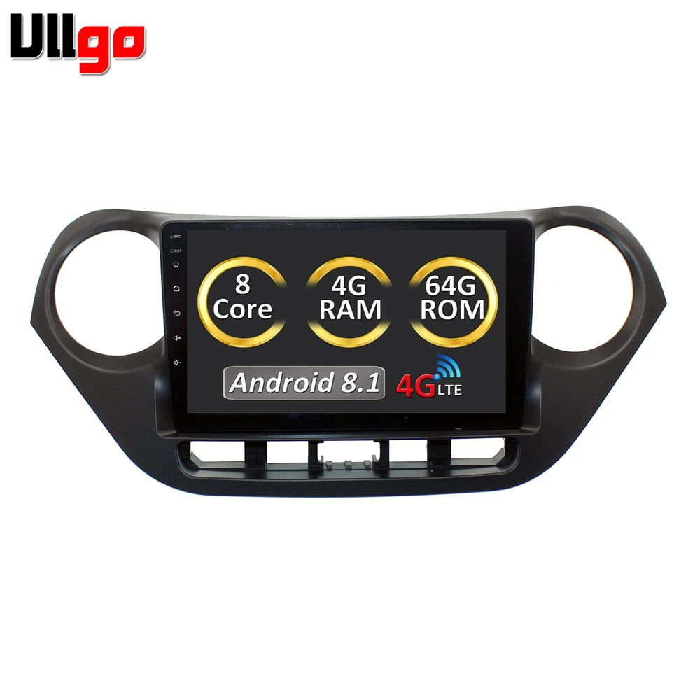 

9'' Android Car Radio GPS Navigation System for Hyundai i10 Car Headunit Stereo Multimedia player with 4GB RAM/64GB ROM/8 core