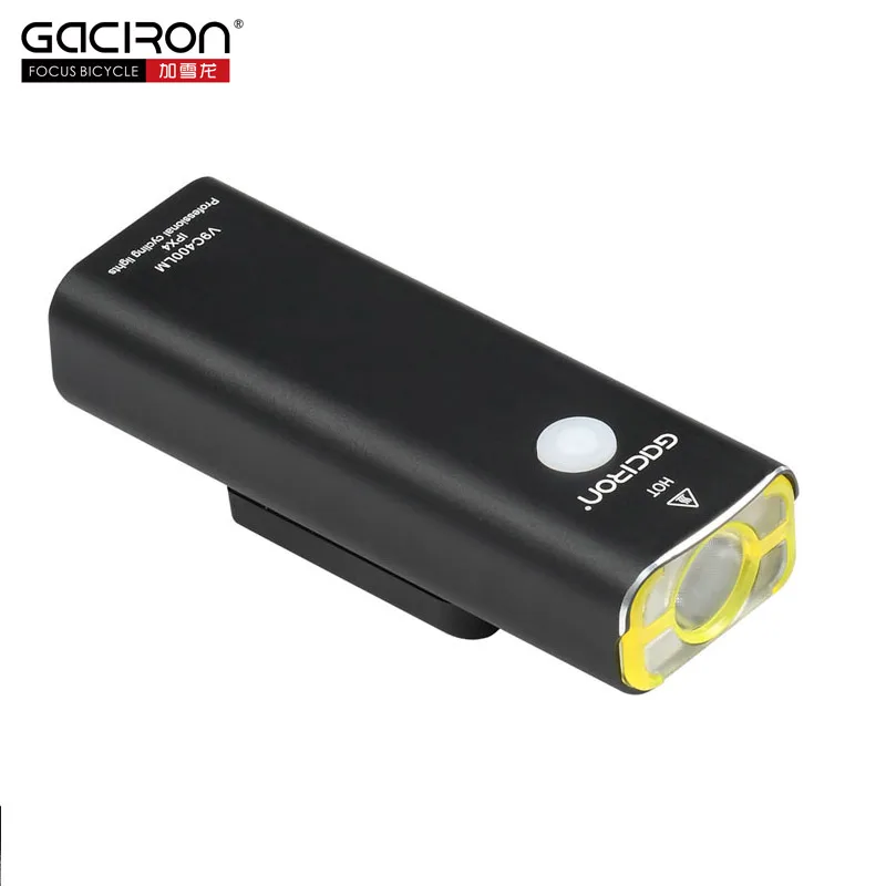 Flash Deal Gaciron 400Lm USB Rechargeable Bicycle Front Light 18650 Battery LED MTB Handlebar Flashlight Cycling Road Bike Headlight Torch 1