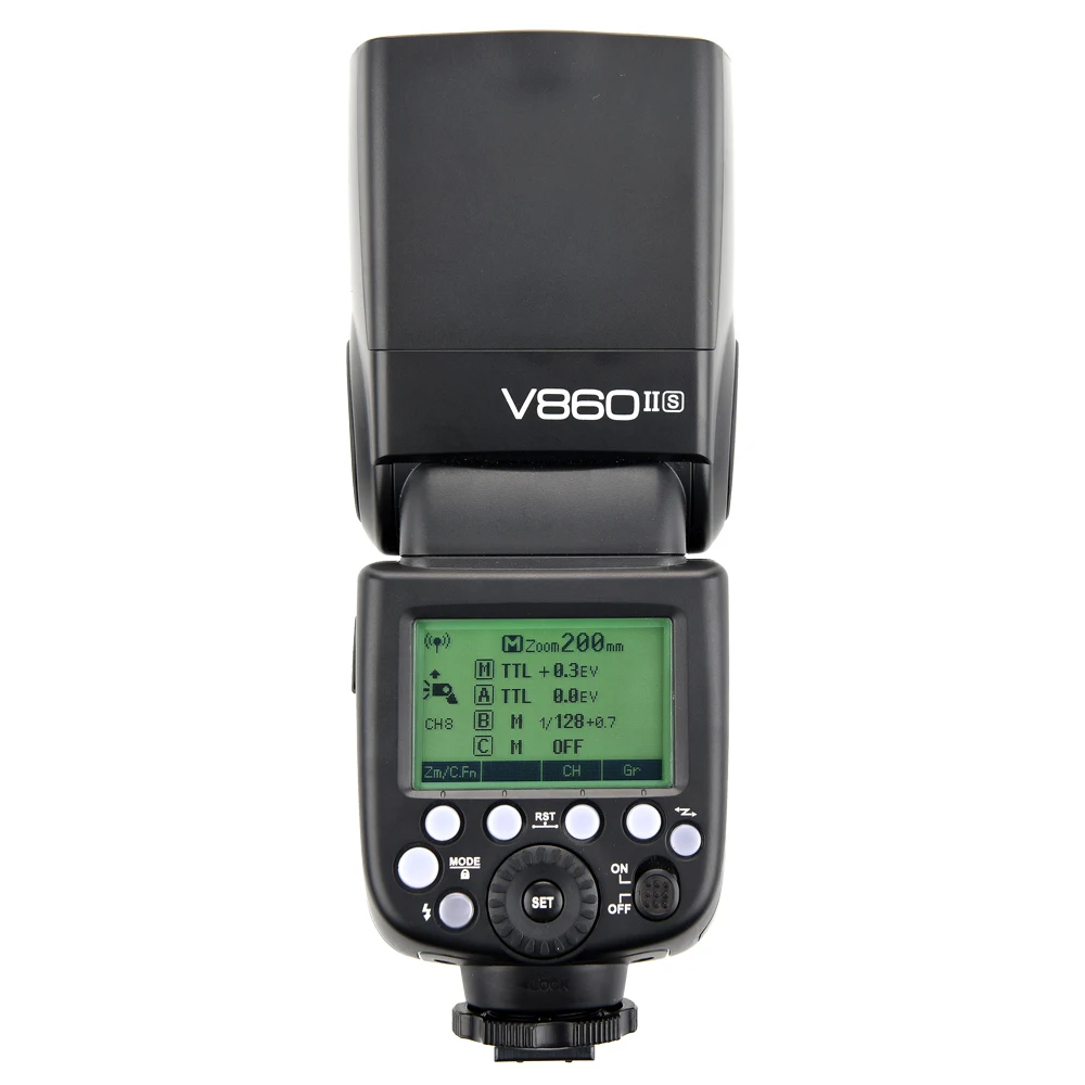 Godox V860II-S TTL 1/8000S HSS GN60 литий-ионная батарея Speedlite светильник для Sony A7 A7S A7R II A6000 A6300 |
