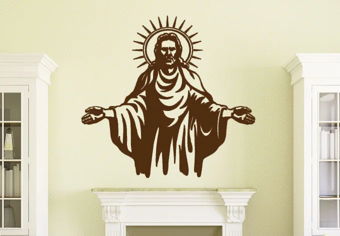2015 Hot Sale Jesus Christ Decal Stickers Wall Papers Home Decor