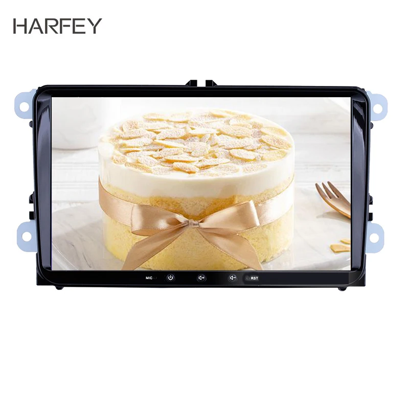 

Harfey 9" 2Din Android8.1 Car Radio GPS Navi Headunit Player for VW Volkswagen SEAT LEON CUPRA Skoda Passat b5 b6 CC Polo Stereo