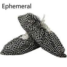 Женская и мужская обувь с цветочным принтом, моющаяся, перерабатываемая, 10 пар, нескользящая обувь для дома, 4-44, большие размеры, регулируемая