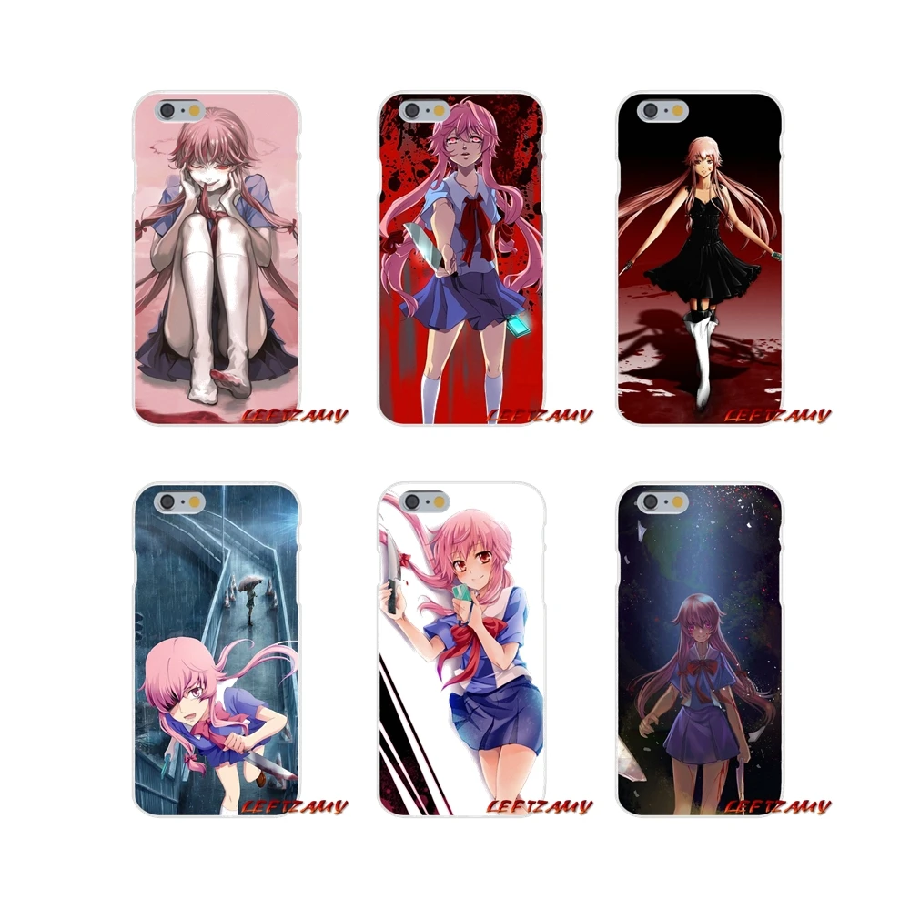 Anime girl Gasai Yuno Future Diary силиконовый чехол для телефона iPhone X XR XS MAX 4 4S 5 5S 5C SE 6 6S 7 8 Plus ipod
