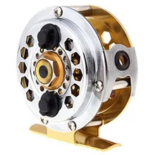 3 шт.(хорошее предложение, полностью Металлическая катушка для ловли нахлыстом, колесо для подледной рыбалки BF600A 0,50/100(мм/м) 1:1