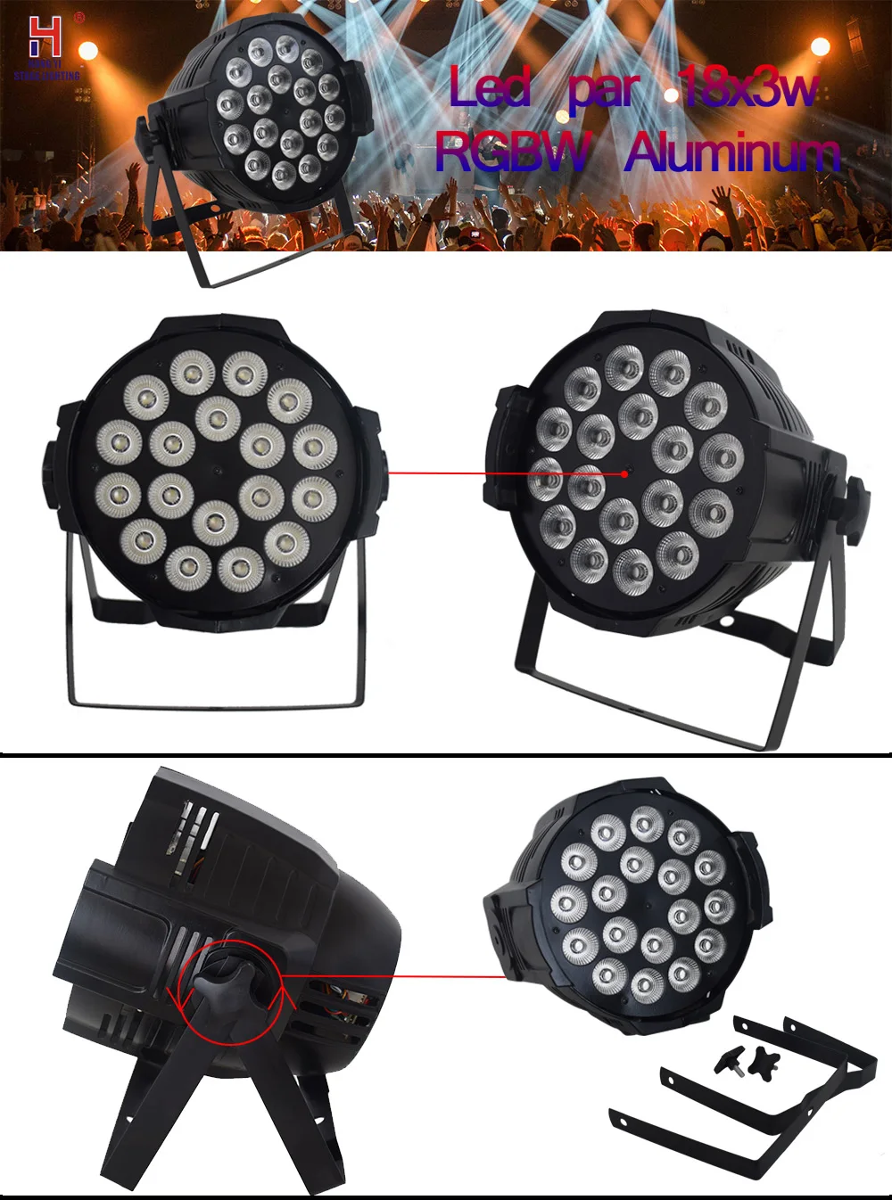 Par led 18X12 Вт RGBW led мыть DMX для сцены dj вечерние 20 шт./партия