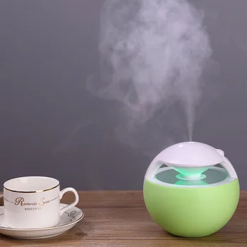 

450ML Ball Humidifier Mini USB Air Nightlight Humidifier Fogger with Aroma Lamp Essential Oil Ultrasonic Electric Aroma Diffuser