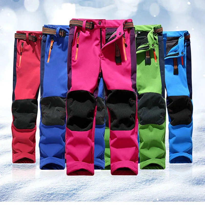

Grizzilla 2018 Children Softshell Hiking Pants Boy Girl Camping Trousers Trekking Mountain Climbing Winter Fleece Pant