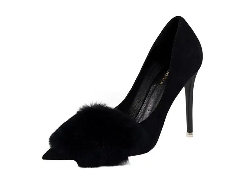 

chaussures femme ete 2019 modis shoes woman zapatos de mujer high heels feminino zapatillas furry sapato new pumps for women