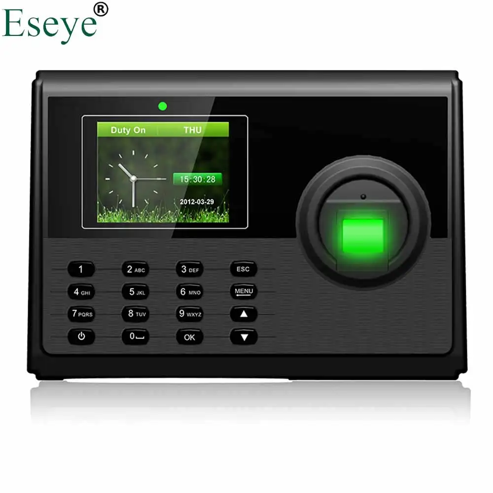 

Eseye Biological Smart Fingerprint Control Access Time Attendance Clock Record Electronic Equipment Employees Time Attendance