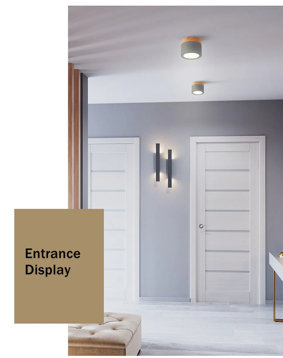 Conduzidas do Ponto de Downlight do Diodo Emissor de Luz Conduziu o Ponto Downlight para o Quarto Interno do Foyer o Macaroon Conduziu Luzes Nordic 12 w 5 16 de downlight do diodo emissor de luz