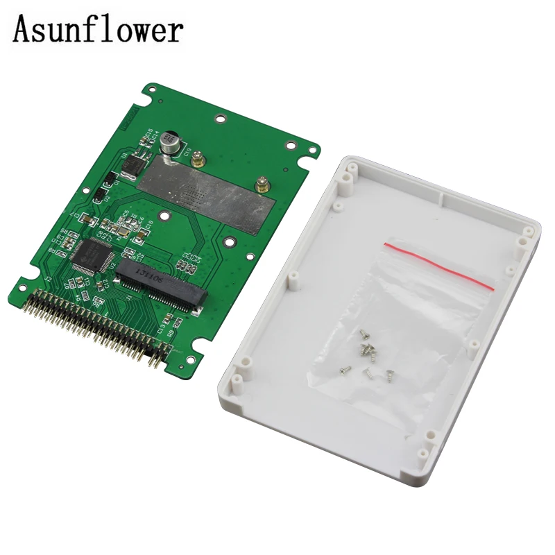 

New mSATA to 2.5" PATA /IDE Enclosure Adapter Case With Screws Tested
