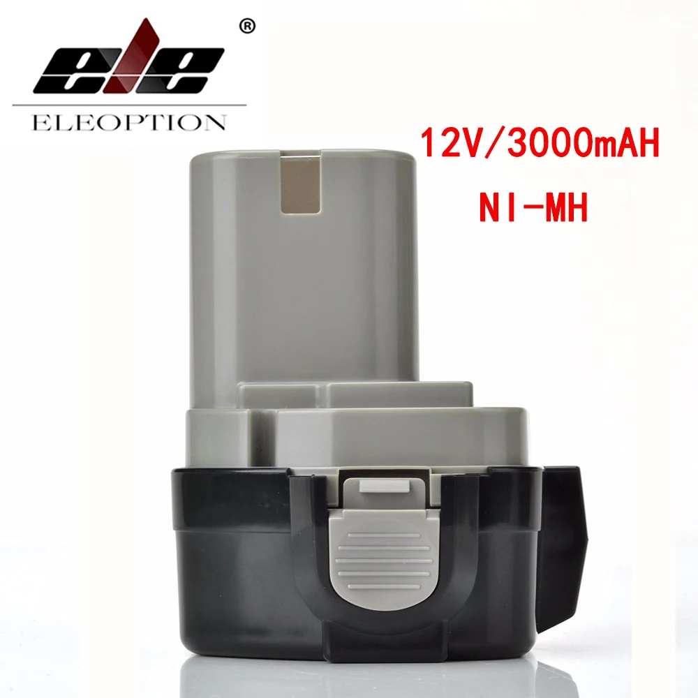ELE ELEOPTION 12 в 3000 мАч Ni-MH аккумулятор для MAKITA 1233 1234 1235F 193138-9 192698-A черный и серый 3 0 |