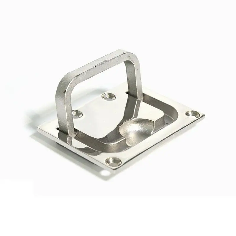 MARINE BOAT YACHT DECK HINGE STAINLESS STEEL LIFT HANDLE RING | Автомобили и мотоциклы