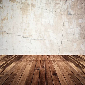 

Laeacco Photography Backdrops Cement Wall Wooden Floor Baby Food Pet Portrait Photographic Backgrounds Photocall Photo Studio