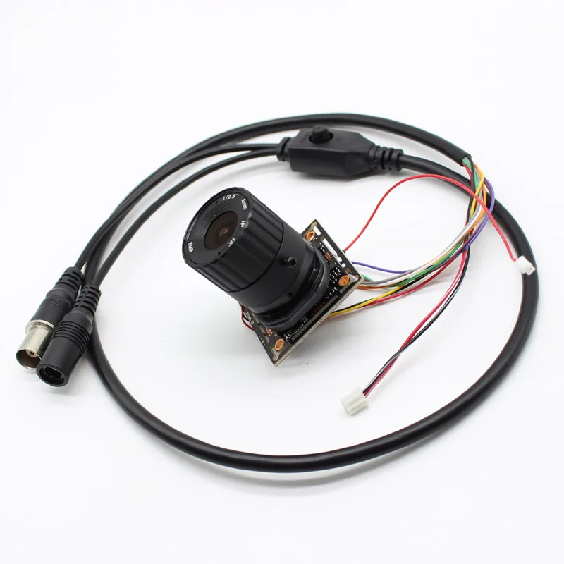 HD 1080P 2mp AHD TVI CVI CVBS 4 в 1 CCTV модуль камеры CMOS PCB основная плата с OSD кабель управления