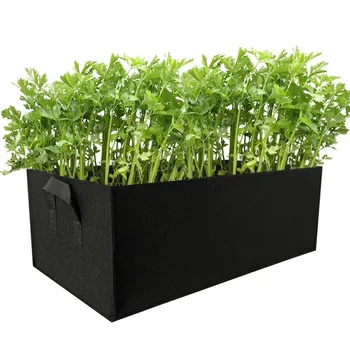 

Square Garden Growing Bags Planter Bag Plant Tub Container Harvesting Growing Vegetables Fruits Gardening Tool