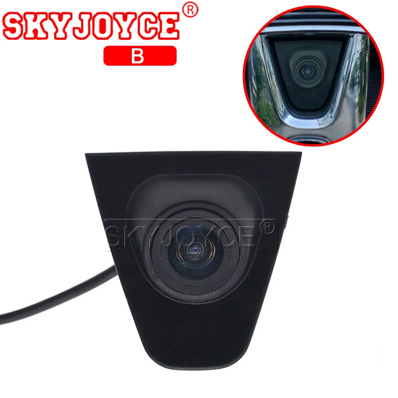 SKYJOYCE Front View Camera HD CCD Car Front LOGO Emblem Camera Japan Car Brand H T N auto Parking Camera land cruiser prado Fit (5)