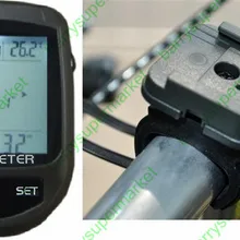 5 шт. цифровой 8 in1 ЖК-дисплей Подсветка Велосипедный спорт высотомер Компас Велоспорт барометр термометр Температура прогноз погоды+ держатель для велосипеда
